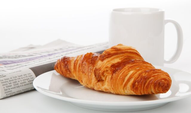 bread, croissant, food, breakfast, cup, mug, drink, beverage, newspaper, snack, baked, tasty, delicious, bread, bread, croissant, croissant, croissant, breakfast, breakfast, breakfast, breakfast, breakfast, newspaper