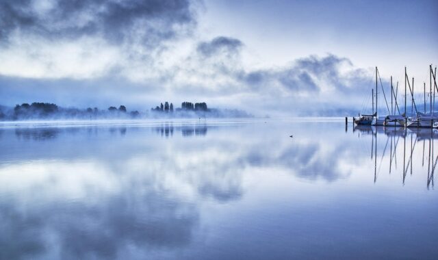 blue, lake, lake constance, nature, water, landscape, atmospheric, clouds, calm waters, reflection, water reflection, mirroring, boats, lake, lake, lake, lake, lake