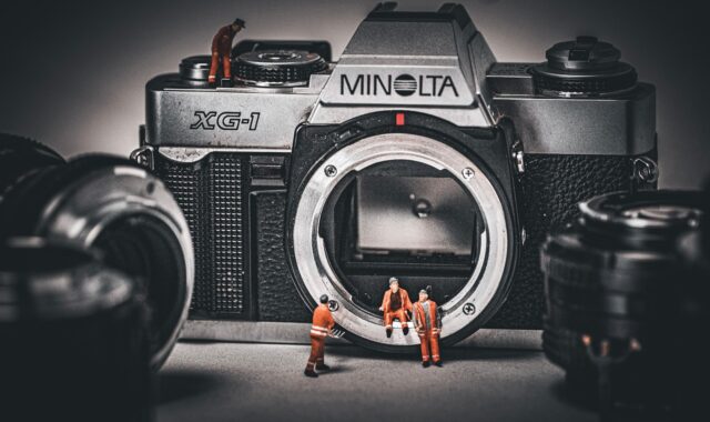 camera, cleaning, inspection, miniature, construction worker, mechanic, repair, retro, analog, slr, minolta, inspection, inspection, inspection, inspection, inspection