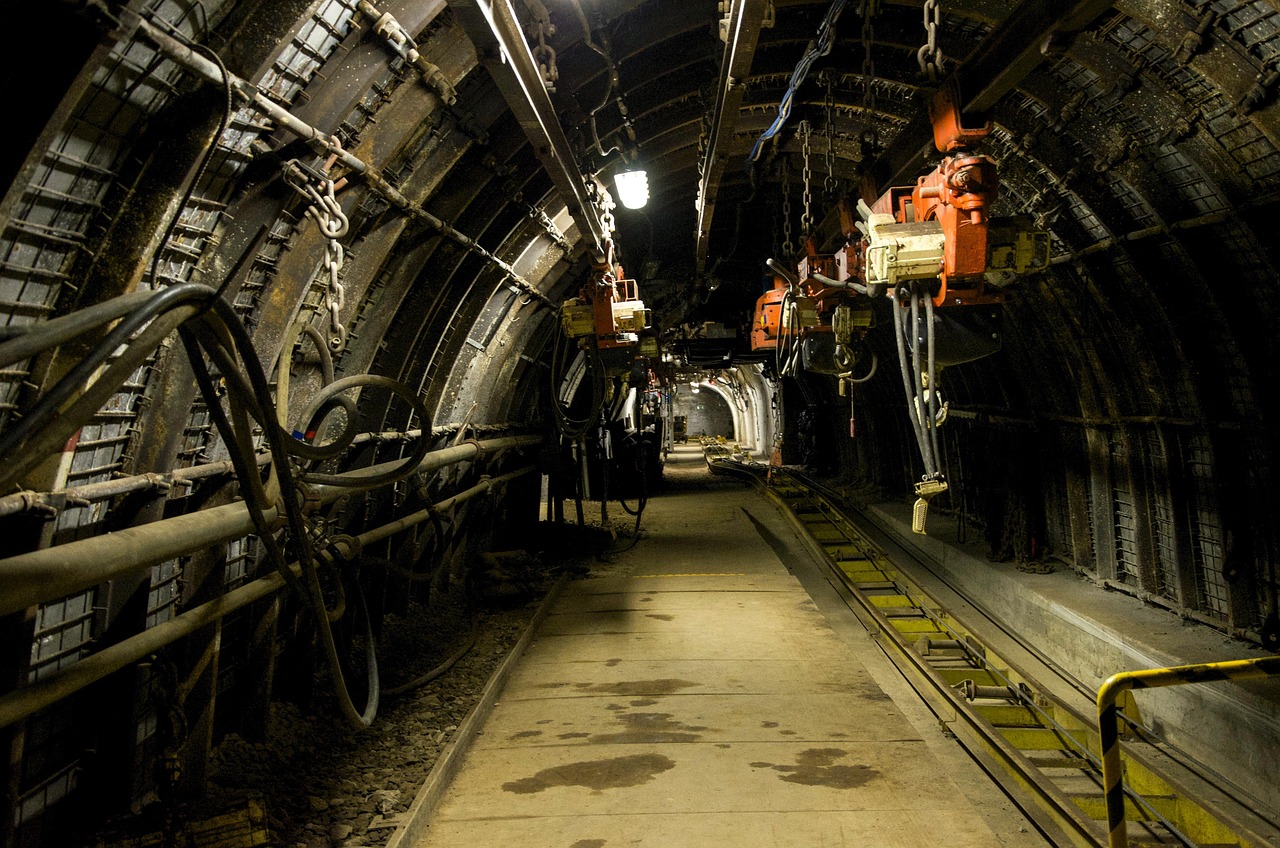 mine, underground, machine, dark, tunnel, mine, mine, mine, mine, mine, underground