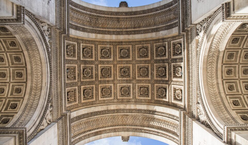 arc de triomphe, architecture, vaulted, history, monument, hd wallpaper, 4k wallpaper