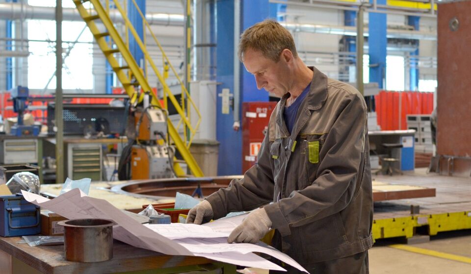 drawings, factory, people