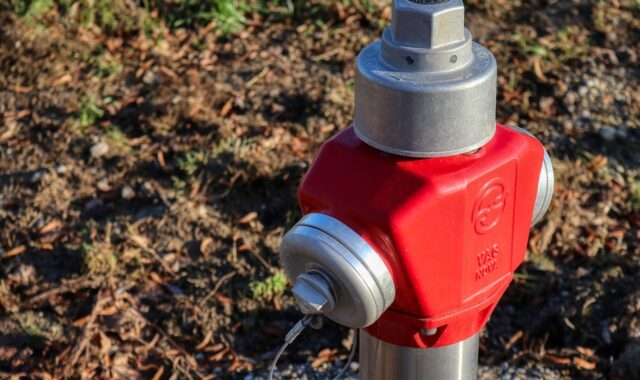 hydrant, watering hole, fire fighters, fire fighting water supply, water tap, water hydrant, fire fighting, red, nature, water supplier, water withdrawal, fire hydrant, water, infrastructure