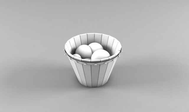basket 3d, balls 3d, 3d