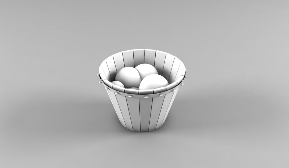 basket 3d, balls 3d, 3d