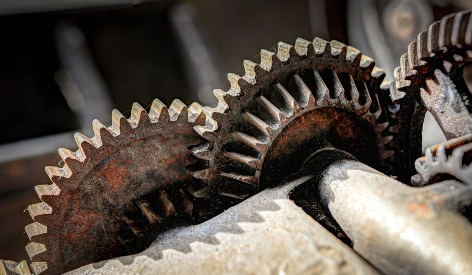 cogwheel, cog, hdr, machine, equipment, work, technology, fit, grind, metal, old, rusty, rough, brown technology, brown work, brown metal, cogwheel, cog, cog, cog, cog, cog, grind, grind, grind, grind