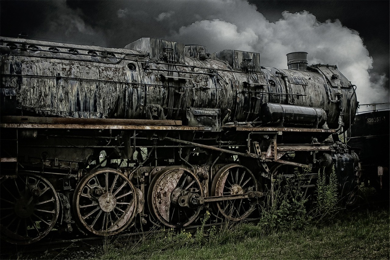 train, railway, old, abandoned, outdated, railroad, rail track, rail, locomotive, steam locomotive, railway locomotive, train, train, train, train, train