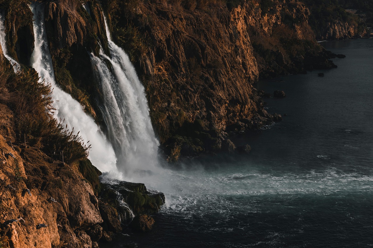 waterfall, cascade, cliff, rocks, river, water, fall, rocky, mountain, foam, nature, travel, landscape, waterfall, waterfall, waterfall, waterfall, waterfall
